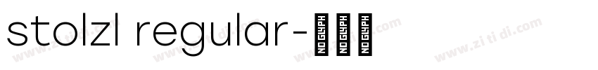 stolzl regular字体转换